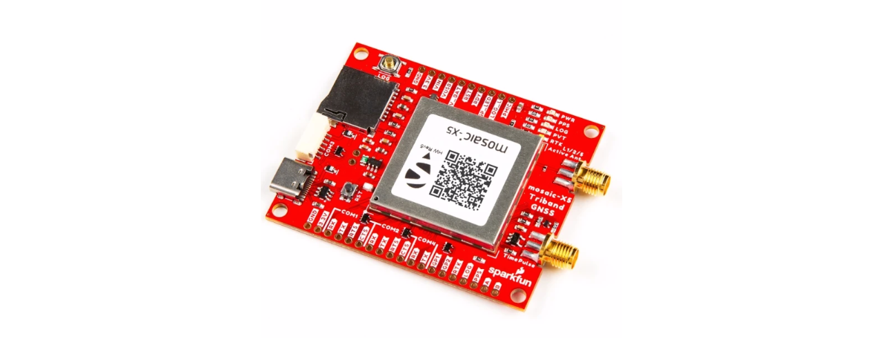 Septentrio mosaic-X5 receiver configured with RxTools and RTKdata.com